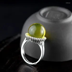 Cluster-Ringe, S925-Silber, Schmuck, Modeboutique, Mexiko, blauer Perot-Ring, 13 mm, Alive.