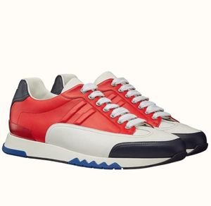 23S Kış Lüks Tasarımcı Kırmızı Çok Deri Giay Trail Spor Sakinleri Erkekler Günlük Ayakkabı Sneaker Çift Renkli Tablolar Platform Runner Trainers Fashion 38-45EU