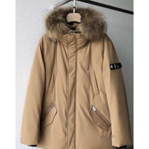 Mackages Puffer Jacket Mens And Women Designer Coat Mackages Length Black Khaki Down Jacket With Drawstring Waist Up Women Parka Jacket 6754