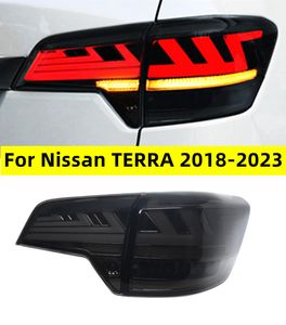 Автомобильный светодиодный светильник для Nissan TERRA 20 18-2023, задний противотуманный фонарь, стоп-сигнал, обратный динамический указатель поворота, автомобильные аксессуары