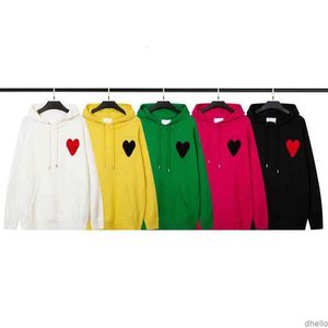 Amis Amiparis Hoy Pull Am I Paris Hoodies Knitted Women Mężczyźni Pullower Bluzy Big Red Black Coeur Heart Love Winter Jumper USA UE AMISWeater