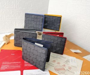 10A Designer Wallet Uomini Wordets Luxury multipli borse la lettera di credito ombra di crediti di credito maschio Short money frizione con la scatola originale di alta qualità di alta qualità