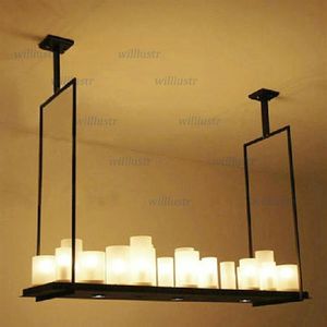 Modern Kevin Reilly Altar Pendant Lamp Remote Control Led Candle Chandelier Light Innovative Metal Retro Suspension Lighting Fixtu267y