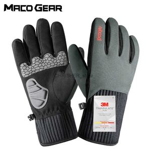 Ski Gloves 3M Winter Warm Thermal TouchScreen Gloves Ski Waterproof Outdoor Sport Cycling Shock-proof Snowboard Men Women Full Finger GloveL23118