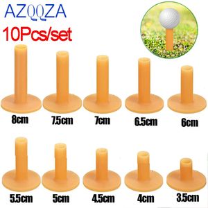 Golf Tees 10 Pieces Golf Range Tees Set Rubber Golf Tees for Range Mats Golf Rubber Tees Driving Range for Practice Mat Mixed Size 231213
