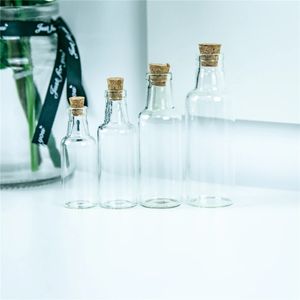 Миски для собак Кормушки Стеклянные бутылки Подвески Ожерелье Diy Drift Bottle для свадьбы Праздничные украшения Рождественские подарки 12 шт. 231213