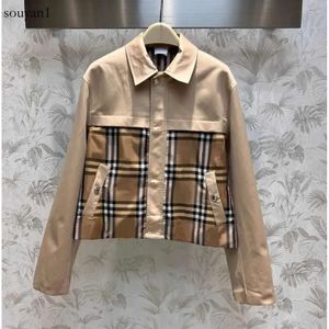 Womens Outerwear Fashion Jackets Designer Parkas Striped Jacket Spring Autumn Casual Overcoat Female Clothing