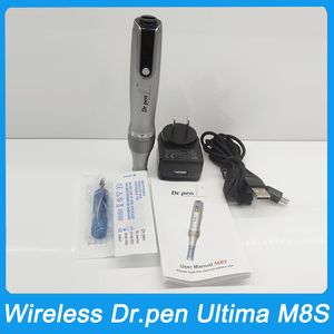 Aggiornamento M8 wireless M8 Dr.Pen M8S Professional Auto Micro Needling System Dermapen Mesoterapia Microneedle Stamp Mts Tool Derma Derma Dr Pen Beauty Machine