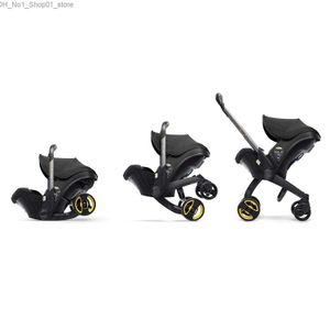 Strollers# Baby Stroller Car Seat For Newborn Prams Infant Buggy Safety Cart Carriage Lightweight 3 in 1 Travel System L230625 Q231215