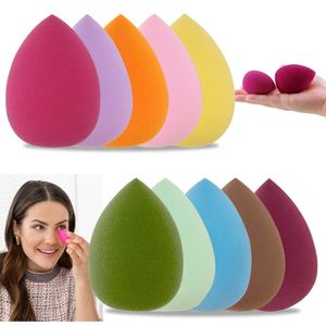 Narzędzia do makijażu 10/20/50pcs Makeup Sponge Zestaw Beauty Foundation Bufor Puff Soft Women Woda Sposobna Kroplisz Kształt Make Up Blender Powder 231214