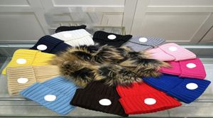 Designer Frankrike Skull Caps broderat märke för kvinnor med ullbollar stickad vinterhatt för män varmt hållning och elastisk mössa5971816