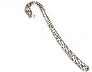 Djurens drake bokmärken smycken charms diy bröllopskomponenter stora bow metall hantverk retro silver nya smyckesfynd Offic1043207