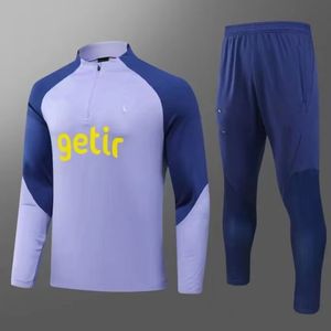 Navio livre 5A + treino de alta qualidade terno de treinamento de futebol 23 tuta maillot jerseys jaqueta kit Paris homens e crianças fatos de treino de futebol jogging survetement chandal conjuntos