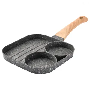 Pannor omelett Pan Kitchen Långt handtag Non-stick mångsidig hushåll PRAKTISKT POACHED EGG
