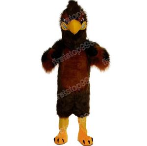 Halloween Brown Eagle Mascot Costume Cartoon Anime Postacie Unisex Dorośli rozmiar Reklamy Świąteczne przyjęcie na zewnątrz strój