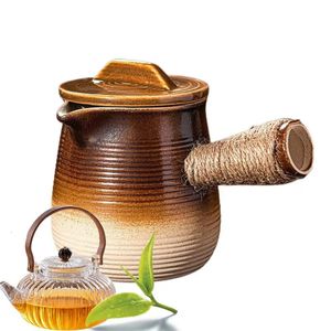 Wasserflaschen 500 ml China Teekanne Dekorative Blumenteekanne Kochender Kaffeekessel mit bequemem Griff Teegeschirrzubehör 231214