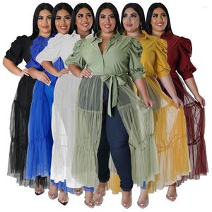 Abiti casual Abito da cena da donna grande Gonna elegante da festa taglie forti 5XL 4XL