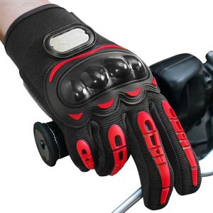 Motorradhandschuhe Neue Motorrad-Touchscreen-Handschuhe Atmungsaktive Vollfinger-Outdoor-Sportschutz-Reit-Dirt-Bike-Handschuhe Guantes MotoL2312.14