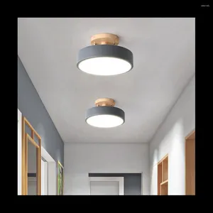 収納袋天井照明モダンな鉛北欧の木材照明器具屋内照明器具キッチンリビングベッドルームバスルーム緑