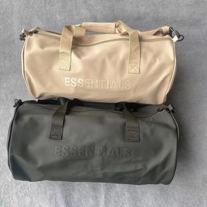 Duffel Bags RTRS Luxury Brand Men's Handheld Travel Bag Black Khaki stor kapacitet axelband kvinnors fitness handväska hiphop 231214