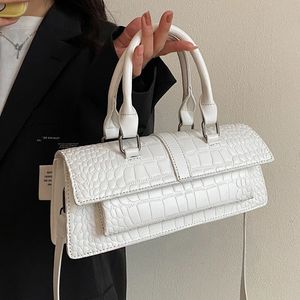 Evening Bags Fashion Ladies Handbags High Quality PU Stone Pattern Shoulder Bags for Women Trend Shopping Crossbody Bag Armpit Bags 231213