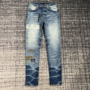 Джинсы Amrir Jeans Paris Amrir Jeans Jeans Pants Purple Jeans Designer Jeans для мужских мужчин джинсовые джинсы Мужчины высококачественные 24 нового стиля чернокожих близких новых 2883