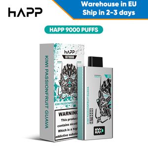 14ml Capacidade E Cigarro 9k 9000 Puffs 500mAh Bateria Recarregável 10 Bebida Sabores de Frutas Bom Gosto Vape Descartável