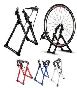 Supporto per centratura della ruota della bicicletta Meccanico domestico Supporto per centratura Manutenzione Supporto per la casa Strumento di riparazione bici 4 colori1156773