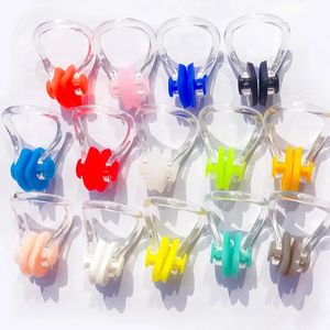 Nose clip 9pcs/lot High Quality Reusable Soft Silicone Swimming Nose Clip Comfortable Diving Surfing Swim Nose Clips For Adults Children 231213