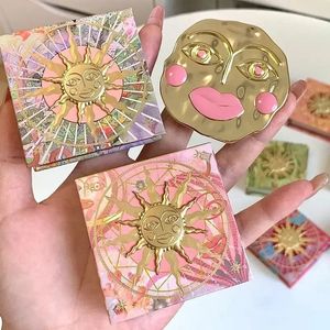 Румяна Girlcult Embossed Blush Palette Matte Contour and Highlighter Palette Student Cute Blush Makeup Женская косметическая косметика 231214