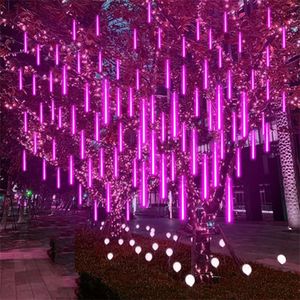 Inne imprezy imprezowe zapasy Pink Meteor Shower Lights Outdoor Christmas Light