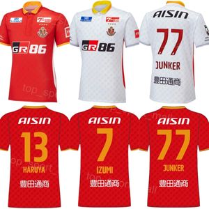 クラブチームJ1リーグNagoya Grampus Soccer 77 Kasper Junker Jersey 23 24 Mans 17 Ryoya Morishita 18 Kensuke Nagai 15 sho inagaki 7 Ryuji izumiフットボールシャツキット