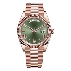 Luxury Watch Designer Watches Mechanical Watches 36mm 41mm 2813 Automatic Movement Sapphire glass 904L stainless steel folding buckle strap Wristwatch Green dial