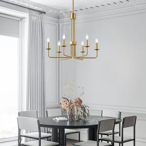 Lampy wiszące 6 głów złotą restaurację żyrandole nordyc nordic Magic Bean kreatywny modny sypialnia salon światło kuchenne