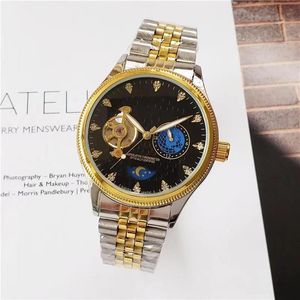 OP Luxury Ceramic Bezel Mens الميكانيكية الفولاذ المقاوم للصدأ حركة أوتوماتيكية مشاهدة الرياضة الساعات ذاتية الرياح الذاتية مصمم الساعات wristwa256e