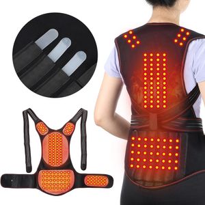 Massaging Neck Pillowws 118 Tourmaline Magnetic Therapy Self Heating Shoulder Wrap Back Posture Corrector Belt Neck Massager Brace Acupoint Stimulator 231214