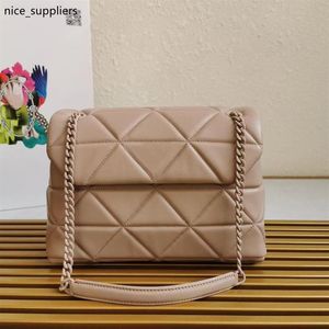 كيس طيف Nappa Leather Counter مع كاميرا سلسلة خياطة نايلون حقائب يدوية بيع محفظة Women Women Facs Crossbody Hobo