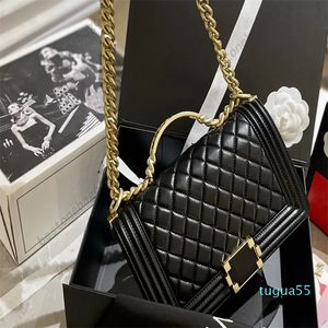 designer bag bags Crossbody bag flap shoulder bag caviar leather fashion gold and silver chain women shoulder bags handbags for lady