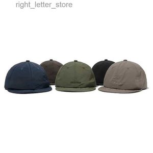 ボールキャップ2023日本の高速ドライ刺繍ソフトブリムサマーベースボールキャップGorras Para Nios Men Snapback Hats 56-59cm YQ231214