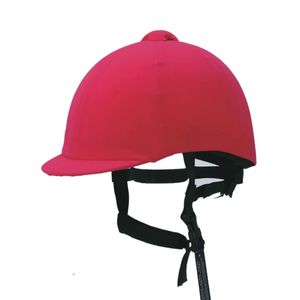 Riding Helmets Velvet Children Horse Helmet Equestrian safe cap Equipment cheval Knight Car Motorcycle Protecting ABS 231213