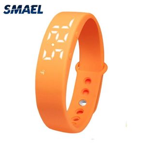 LED Sport multifunktionella män armbandsur Steg Counter UHR Digital modeklocka Klockor för Male SL-W5 Relogios Masculino2495