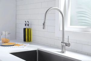 Krany kuchenne wyciągane mikser 316 Zlew ze stali nierdzewnej Basen Sanitary Ware Tap