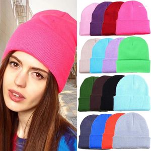 Berety zimowe czapki dla kobiet czapki słodycze kolorowy wełniany czapka kpop czapki fashion czapki ciepłe maski panie harajuku