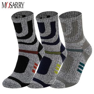 Sports Socks 3 ParSset Sports Crew Men Summer Outdoor Protective Ankel Basketball Football Deodorant Nonslip Mid Tube Male 231213