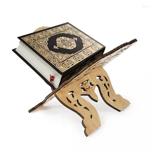 装飾的なプレート木製のイードムバラクコーラン聖書shelfイスラムイスラム教徒のためのホームのためのラマダン飾り