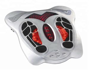 Health protection instrument electric foot massage machine with electrode paster Infrared TENS EMS foot massager2109945