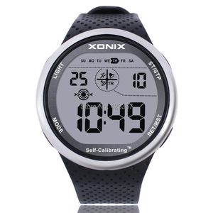 Наручные часы Xonix Мужские спортивные часы Самокалибрующиеся цифровые водонепроницаемые 100 м Многофункциональные плавательные дайверские наручные часы на открытом воздухе Подарок на день рождения 231214