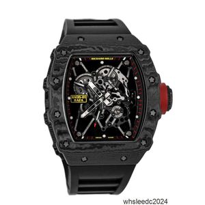 RichardMiler Luxury Watch Men's Mechanical Watches Chronograph RichardMiler RM035 RM35-01 Rafael Nadal Men's Watch HB9O