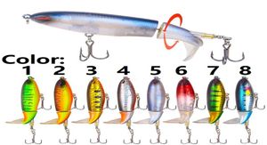 Iscas de pesca 10cm 13g Wobbler Top Isca de água Isca artificial Soft Rotating Tail Fishing Tackle Hard Baits2698711