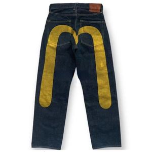 Kvinnors jeans som säljer Y2K Retro Personliga tryck Män 2023 Punk Hip Hop Gothic Loose Straight Par Street Wear 231214
